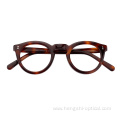 Glasses Round Acetate Frames Optical Eyeglasses For Men Women